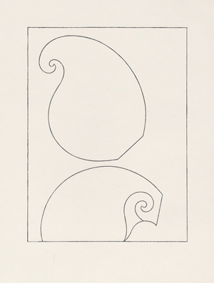 Lot 3014, Auction  127, Arp, Hans, Muscheln und Schirme