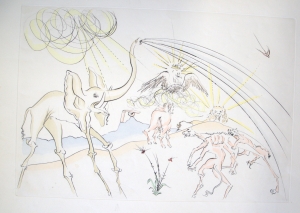 Los 3071 - Dali, Salvador - 16 kolorierte und pochoir-kolorierte Original-Kaltnadelradierungen auf Arches-Velin - 4 - thumb