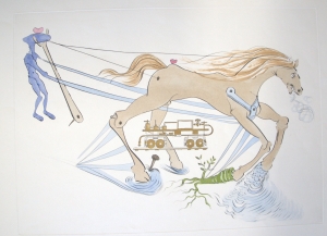 Los 3071 - Dali, Salvador - 16 kolorierte und pochoir-kolorierte Original-Kaltnadelradierungen auf Arches-Velin - 8 - thumb