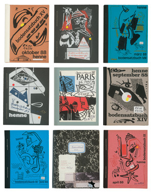 Henne, Wolfgang, Bodensatzbuch. Nr. II-XVII sowie Kathedrale zur neuen deutschen Fröhlichkeit