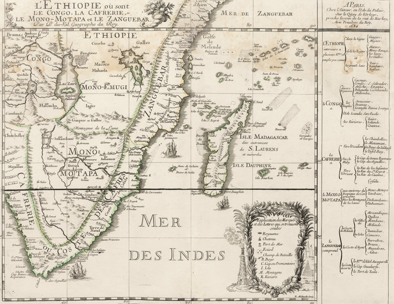 Lot 46, Auction 127, Duval, Pierre, L'Afrique où sont exctement decrites toutes les costes de la mer