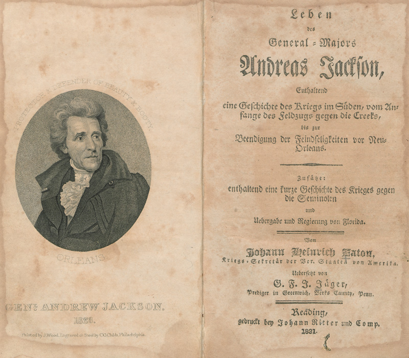 Lot 70, Auction 127, Eaton, John Henry, Leben und Feldzüge des Generals Andreas Jackson