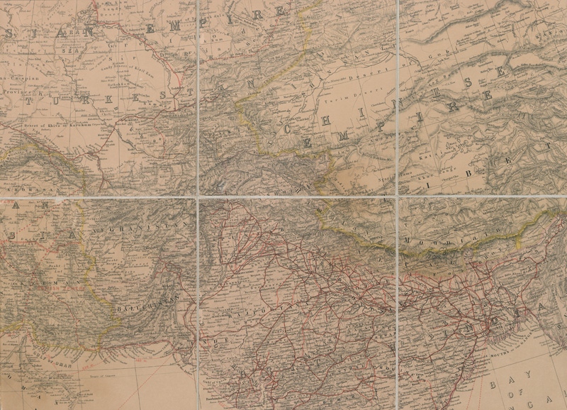 Lot 109, Auction 127, Stanford, Edward, A Map of the Countries between Constantinople and Calcutta including Turkey in Asia