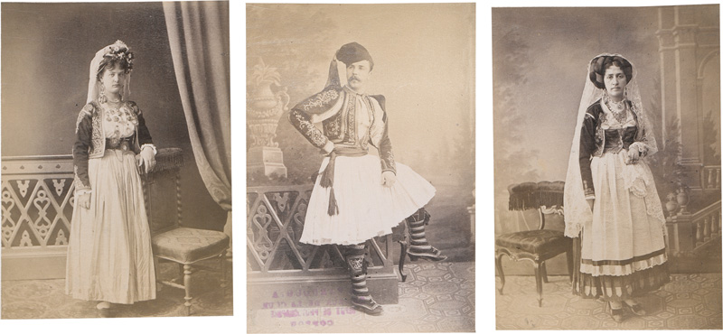 Lot 127, Auction  127, Corfu (Deckeltitel), Souveniralbum mit 15 fest montierten Silbergelatinephotos