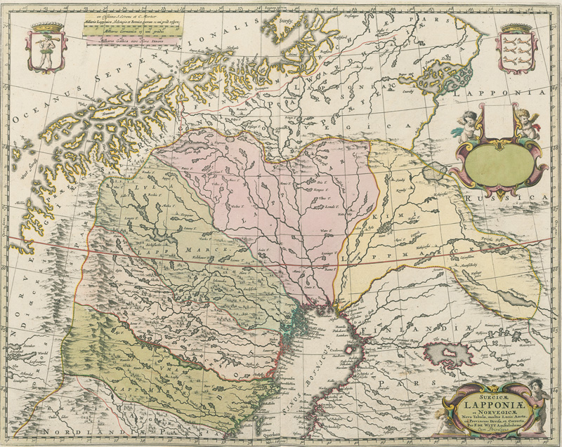 Lot 202, Auction  127, Wit, Frederik de, Sueciae lapponiae et Norvegicae nova tabula