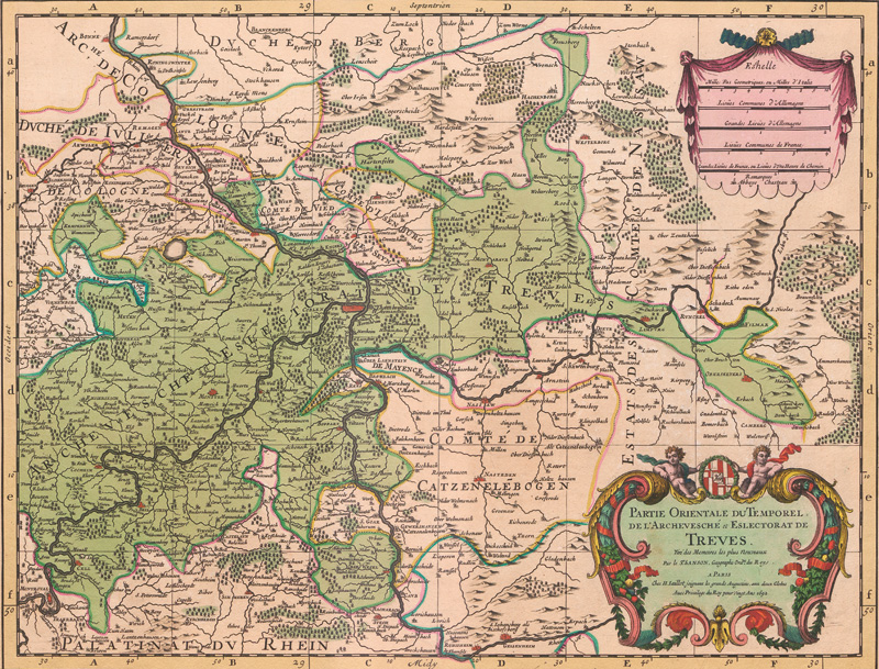 Lot 212, Auction 127, Deutschland, Konvolut von 6 kolorierten Kupferkarten