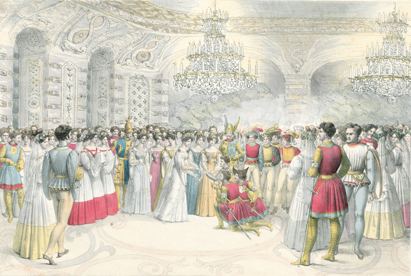 Lot 239, Auction 127, Beschreibung des Festes, Der Zauber der weißen Rose