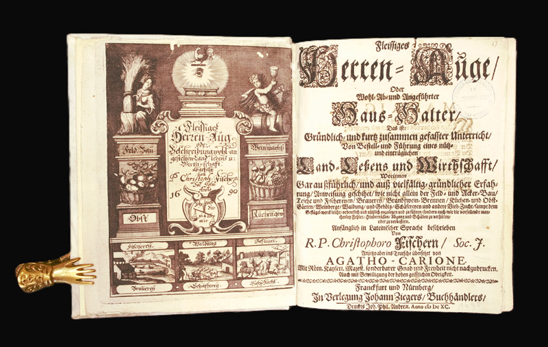 Lot 367, Auction  127, Fischer, Christoph, Fleissiges Herren-Auge, Oder Wohl- Ab- und Angeführter Haus-Halter