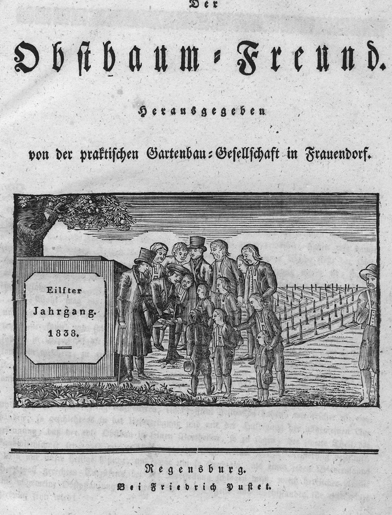 Lot 376, Auction 127, Obstbaum-Freund, Der, Herausgegeben von der praktischen Gartenbau-Gesellschaft in Frauendorf. Jahrgang XI.