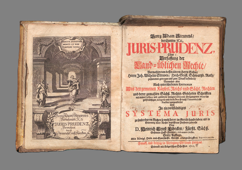Lot 552, Auction  127, Struve, Georg Adam, Juris-Prudenz