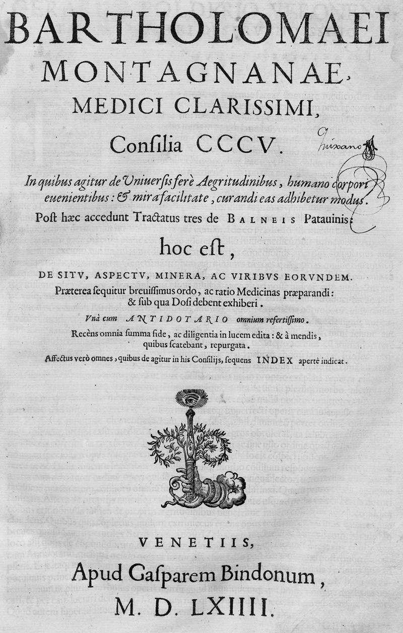 Lot 1082, Auction  127, Bartholomaeus de Montagnana, Consilia CCCV
