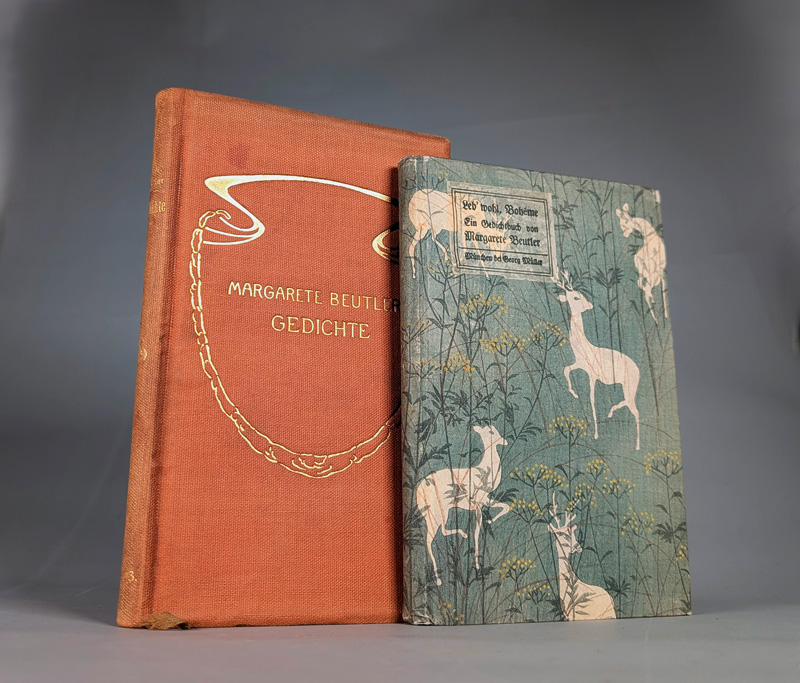 Lot 3035, Auction  127, Beutler, Margarete, Gedichte (und:) Leb' wohl Bohème