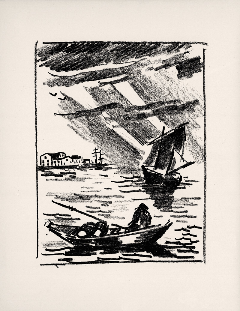 Lot 3343, Auction  127, Duhamel, Georges und Vlaminck, Maurice de - Illustr., Trois journées de la tribu